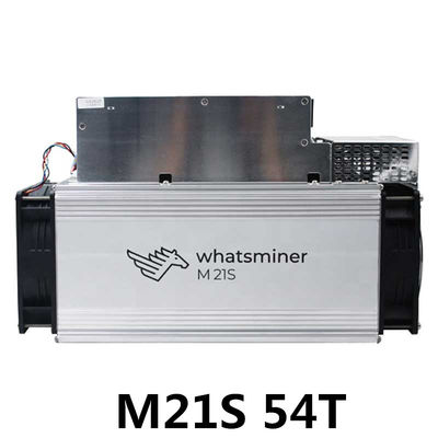 प्रयुक्त Asic Whatsminer M21S 54Th 3240W SHA256 सेकेंड हैंड माइक्रोबट माइनर