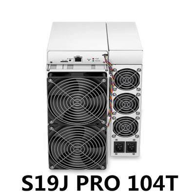 S19j PRO 104T 3250w Antminer Bitcoin Miner 128MB DDR5 ASIC माइनिंग मशीन